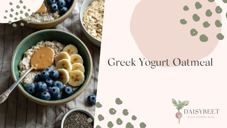 Greek Yogurt Oatmeal Recipe