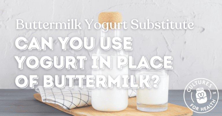 Using Yogurt Instead Of Buttermilk | Can You Substitute Greek