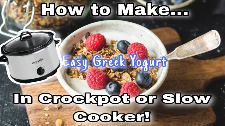 Crockpot Greek Yogurt Recipe#greekyogurt #recipe