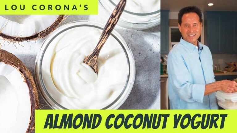 Lou Corona's Staple Raw Vegan Recipe Almond Coconut Yogurt!